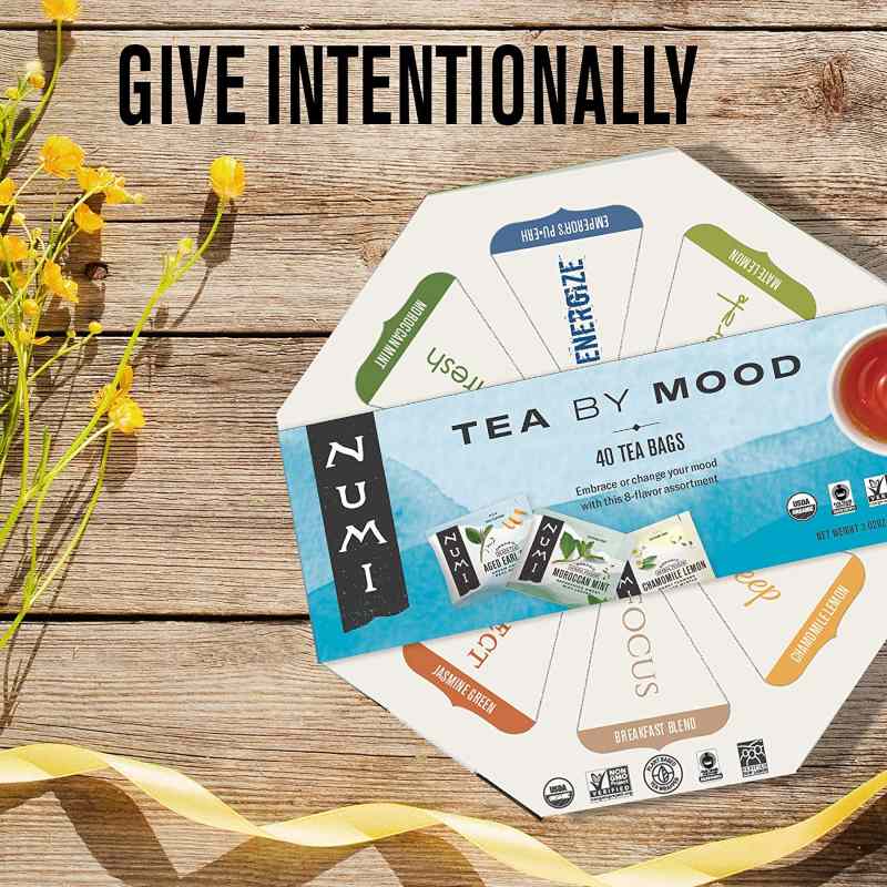 Numi Organic Tea By Mood Gift Set - Eco Friendly Gifts For The Health-Conscious Woman
