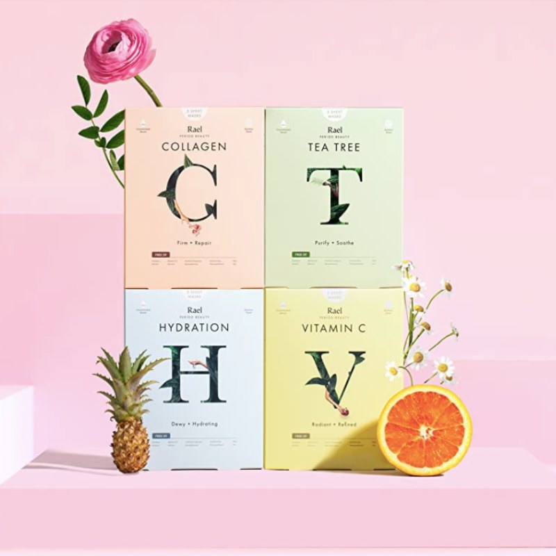 Rael Bamboo Face Sheet Mask Gift Set