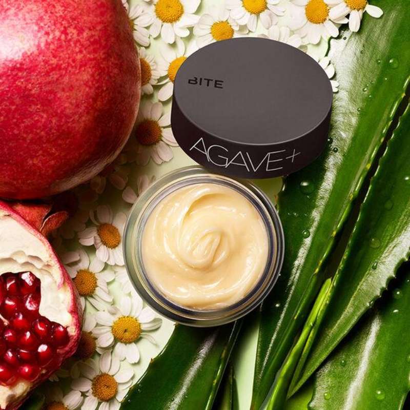 vegan lip balm agave+ in a tub