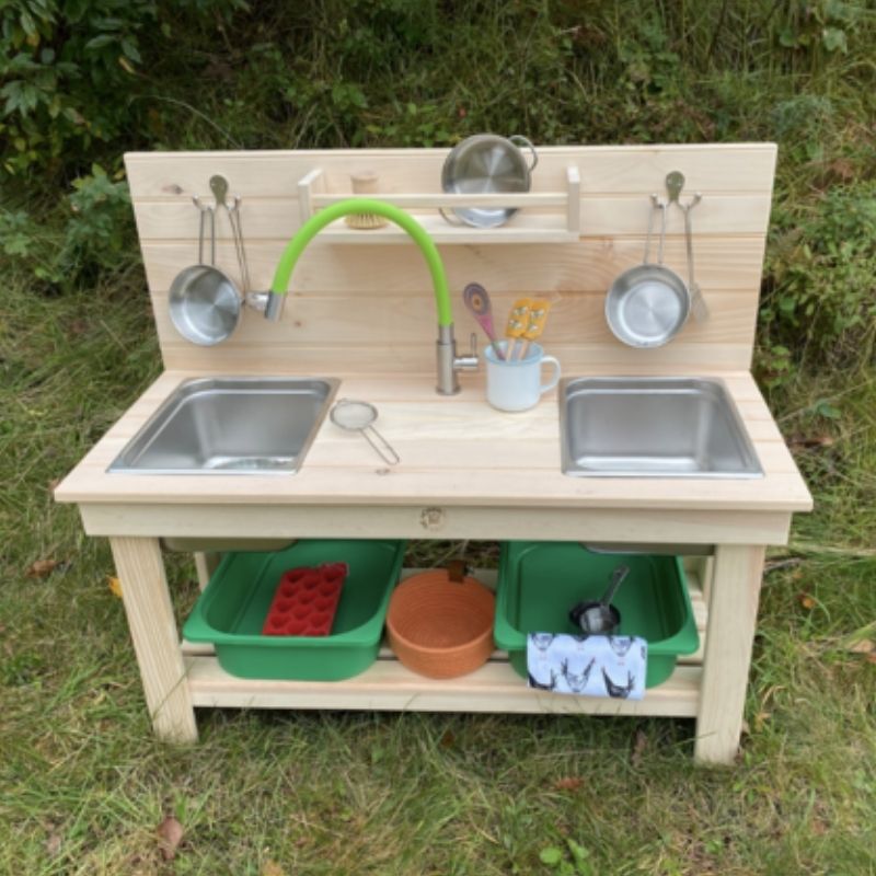 sustainable toys sensory play mud kitchen