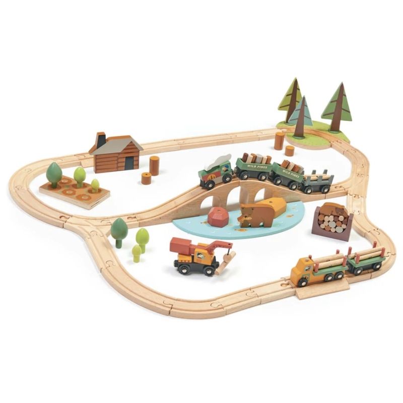 sustainable wild pines train set